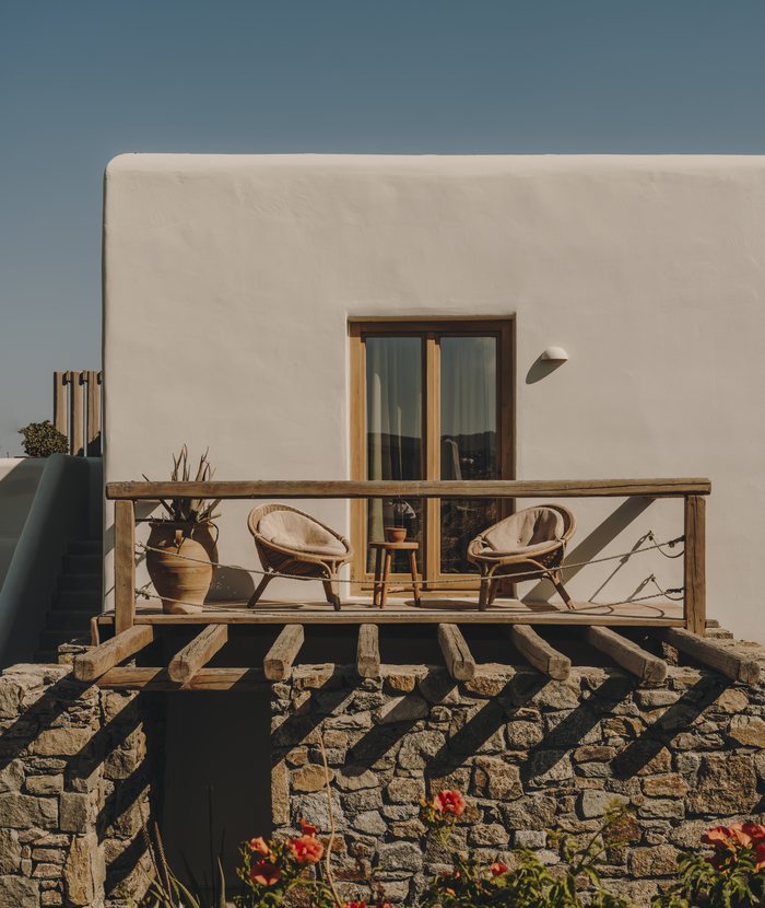 Secluded suite sea view The Wild Hotel Mykonos intimate